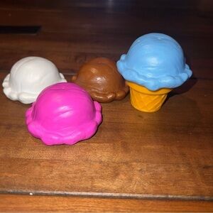 Ice Cream Cone Stacking Toy to Learn Colors, Counting , Silicone Play Ice Cream
